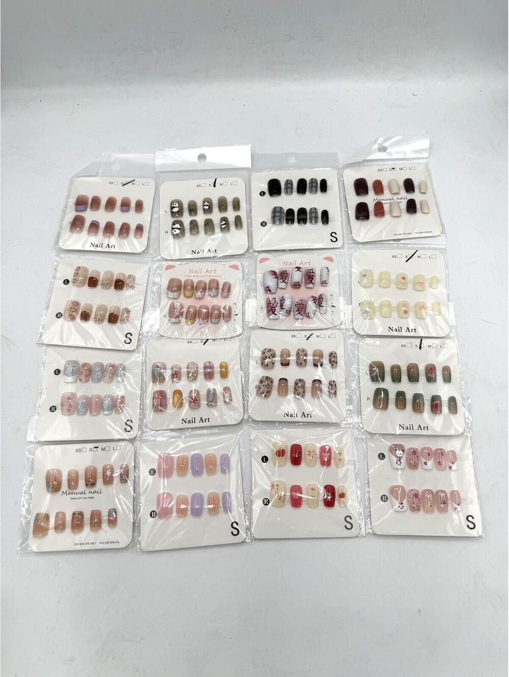 20 Sets Press On Nails Lot - All Size SMALL -  Nail Art